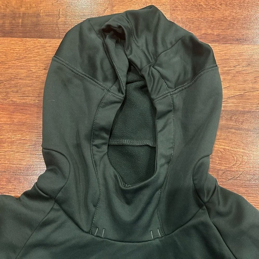 Nike Air Jordan Fleece Hoodie Center Logo Green Men Size Small
